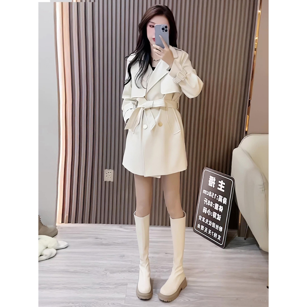 Áo khoác măng tô  - Áo khoác kaki cúc đồng chất kaki dù siêu dầy dặn hàng Quảng Châu loại 1 dandan_5202