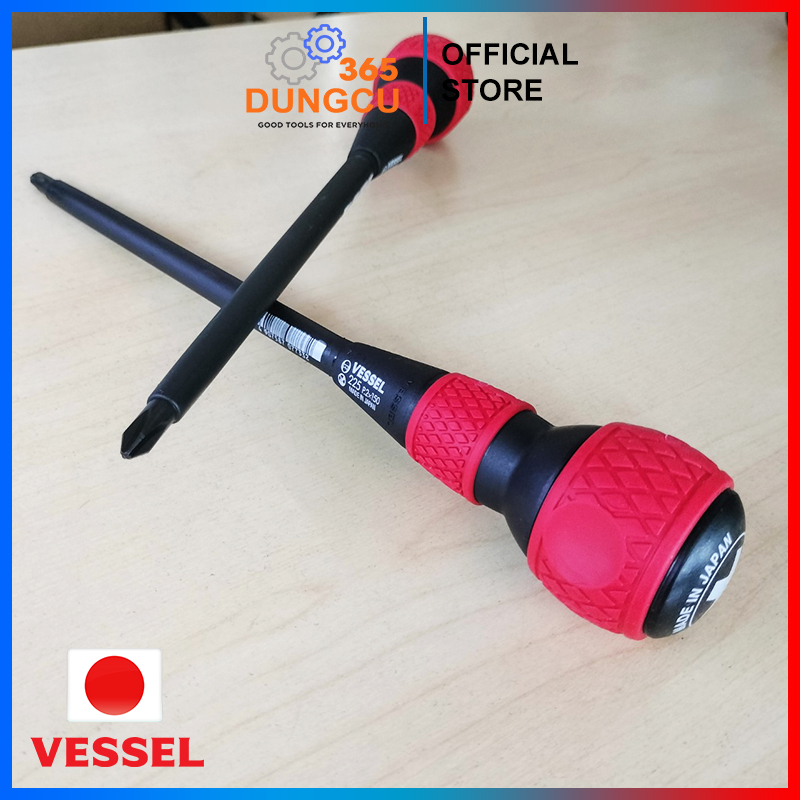 Tô vít bọc cách điện Vessel 225+2x150 và 225-6x150 JAPAN - Hàng Chính Hãng