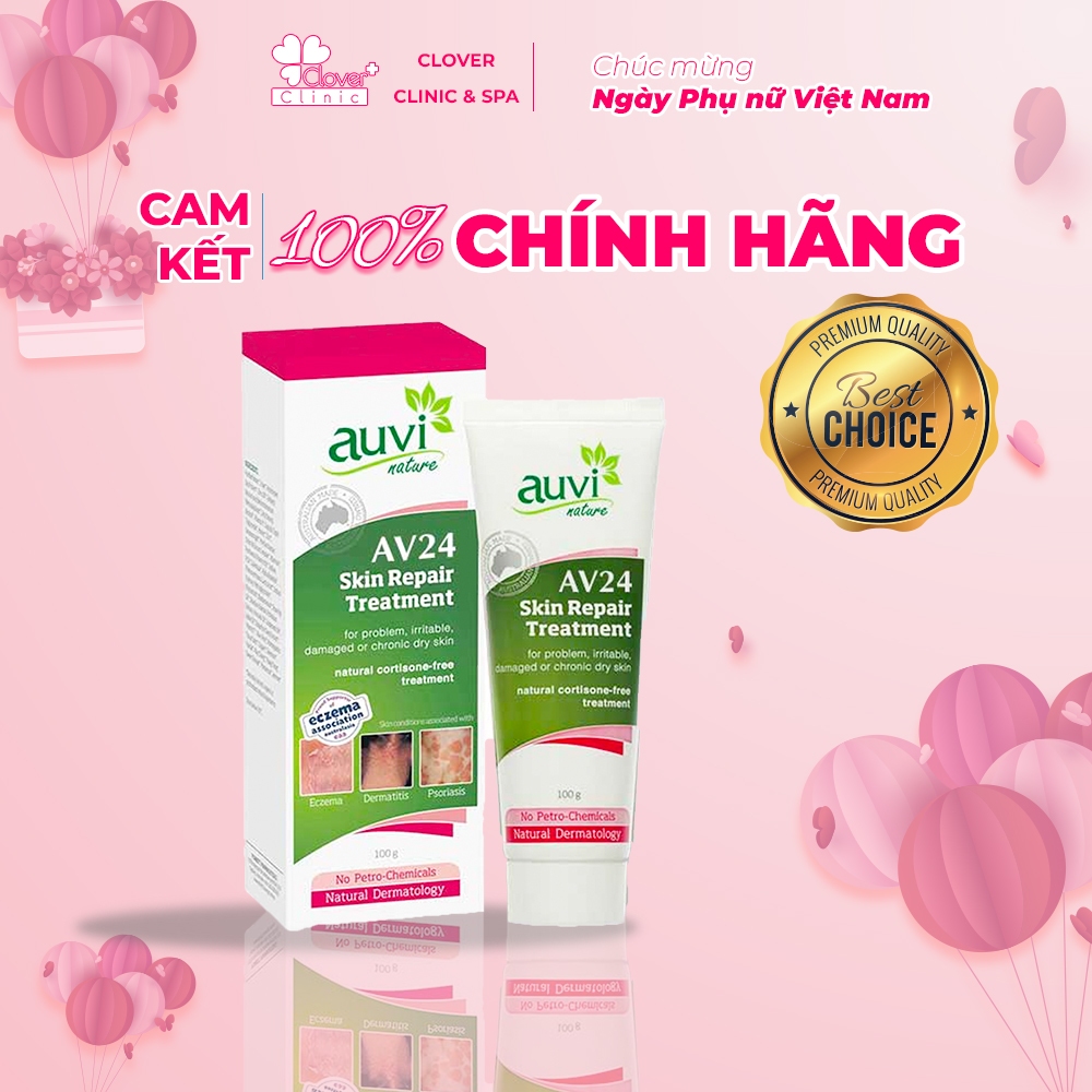 Dưỡng ẩm dành cho da khô, vảy nến Auvi Nature AV24 Skin Repair Treatment 50g