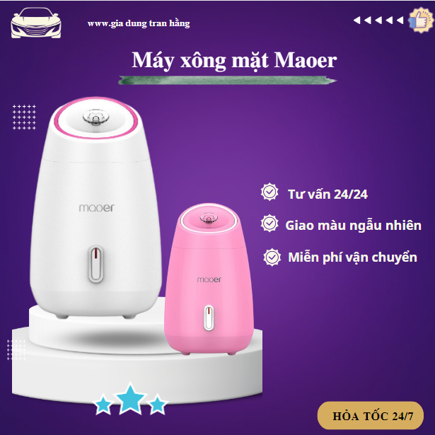 Máy Xông Mặt Maoer Thảo Dược Hàng Chính Hãng/Bảo Hành 1 Tháng - Sỉ Gia Dụng Tran Hang Store