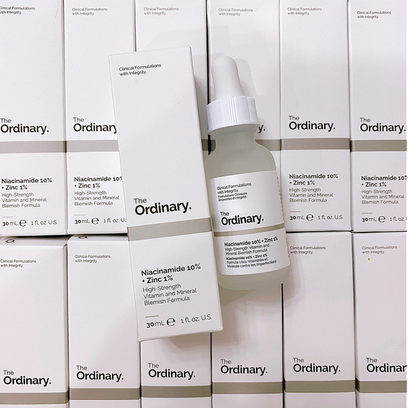Serum The Ordinary Niacinamide 10% + Zinc 1% giúp giảm mụn giảm thâm, se khít lỗ chân lông