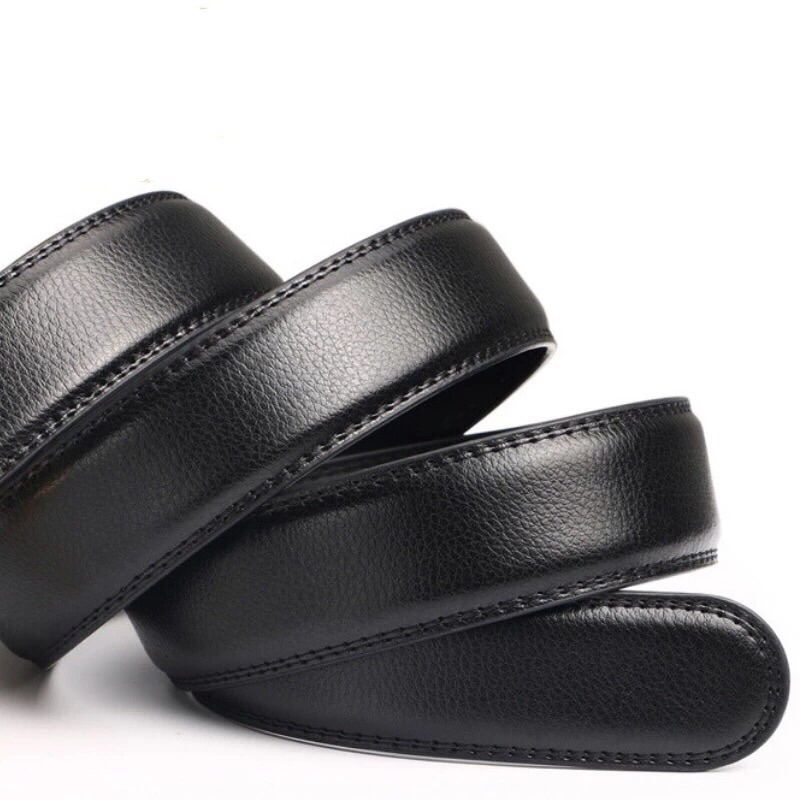 Thắt Lưng Da Nam Cao Cấp,Dây Nịt Da Bò Nhập khẩu không Mặt Khóa Dùng Cho Mặt khoá Tự Động TMVN002 dây lưng rộng 3.5cm