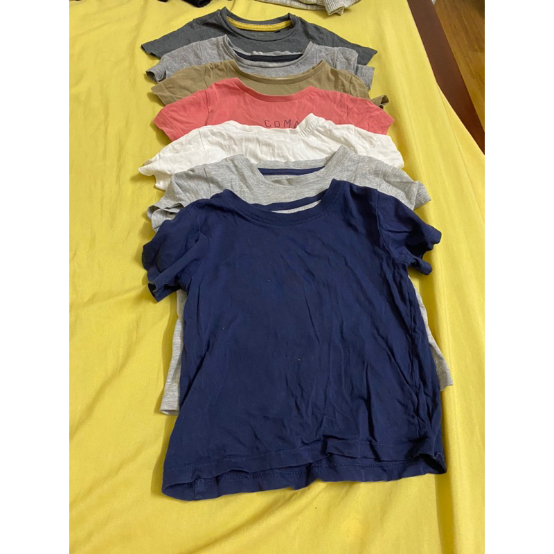 Set 8 áo cotton bé zai auth 1-3T