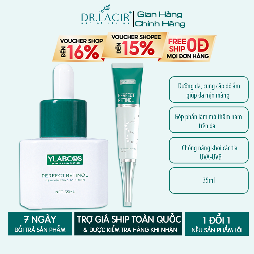 Kem trẻ hóa, và serum tươi mới Retinol Dr.lacir DR67