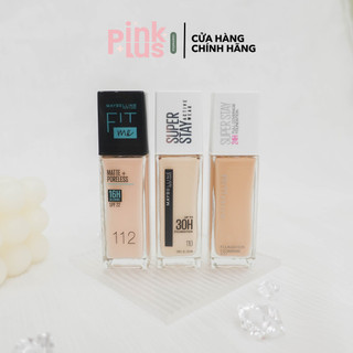 Kem Nền Che Phủ Hoàn Hảo, Bền Màu Lâu Trôi Maybelline Super Stay 24H Full Coverage Foundation nắp TRẮNG 30ml