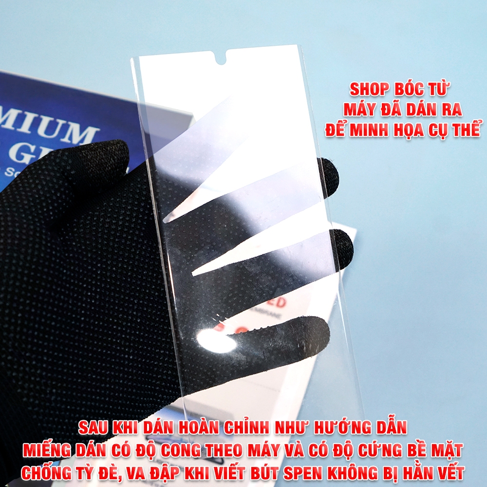 Dán màn hình Samsung Note 20 Ultra PPF UV Bestsuit nhận vân tay full màn - Dán màn hình Samsung Galaxy Note 20 Ultra