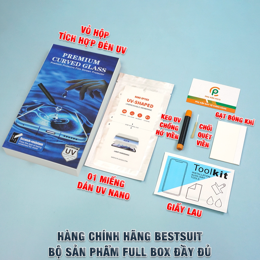 Dán màn hình Samsung Note 20 Ultra PPF UV Bestsuit nhận vân tay full màn - Dán màn hình Samsung Galaxy Note 20 Ultra