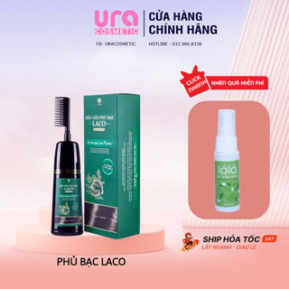 Dầu Gội Phủ Bạc Laco 9 phút nhuộm tóc thảo dược