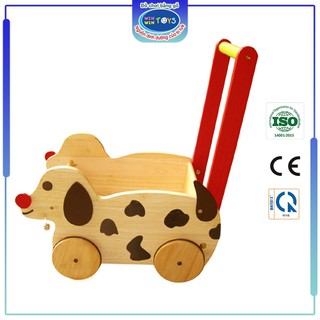 Đồ chơi gỗ Xe chó chở đồ chơi | Winwintoys 62012K | Phát triển vận động và giúp hệ xương phát triển vững chắc