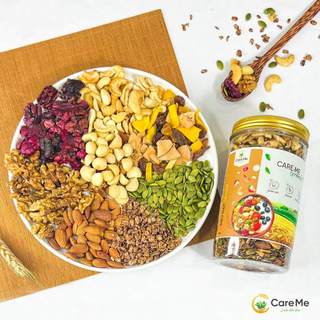 Granola siêu hạt chocolate 500g mix 10 loại hạt dinh dưỡng