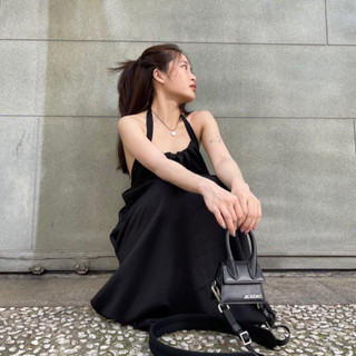 DRESS S01 - ĐẦM HỞ LƯNG CỘT DÂY