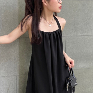 DRESS S01 - ĐẦM HỞ LƯNG CỘT DÂY