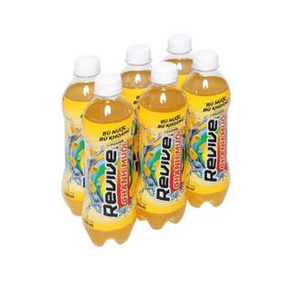 Lốc 6 chai nước bù khoáng Revive chanh muối 390ml