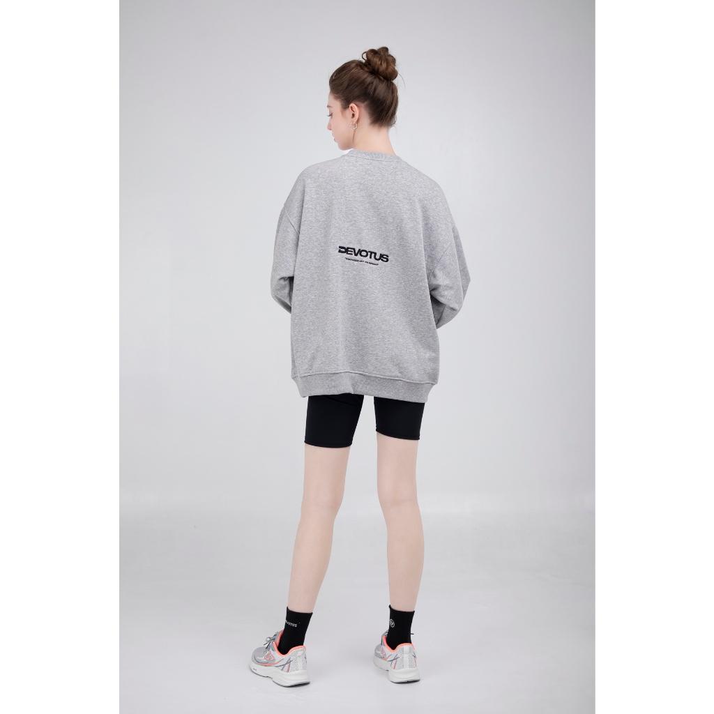 Áo Sweater Devotus Nỉ Chân Cua Cotton 350gsm Unisex Local Brand Fullbox - Thêu logo