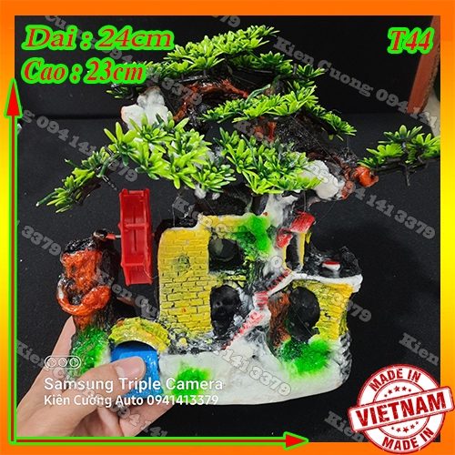 Mô Hình Núi- Hòn non Bộ - Trang Trí Bể cá (Mẫu 90)