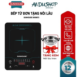Bếp điện từ cảm ứng sunhouse shd6873 công suất 2200 w