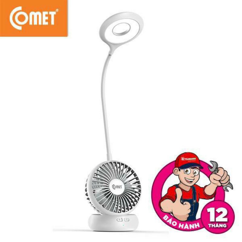 đèn bàn Comet kèm quạt tích điện CT167