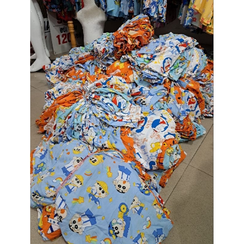 Đồ bộ bé trai sát nách KIM CƯƠNG, vải tole lanh loại 1, mát mẻ