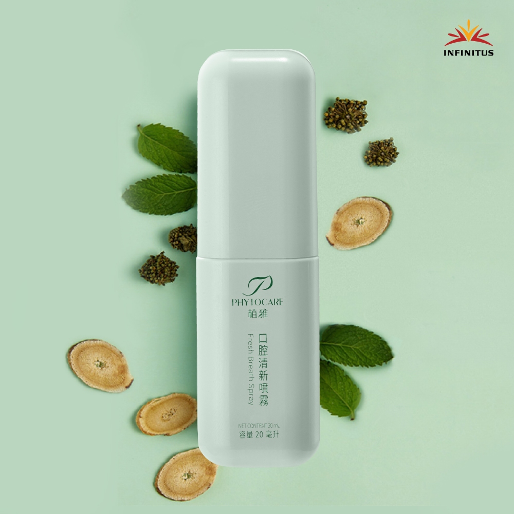 XỊT THƠM MIỆNG PHYTOCARE HƯƠNG THẢO MỘC DỊU NHẸ GIẢM NHIỆT MIỆNG ĐAU HỌNG