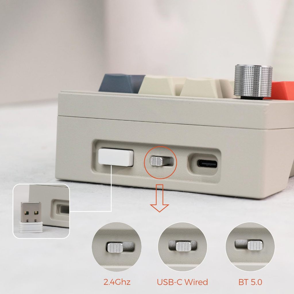 Bàn phím số numpad cơ vỏ nhôm Cidoo V21 - Hàng Chính Hãng