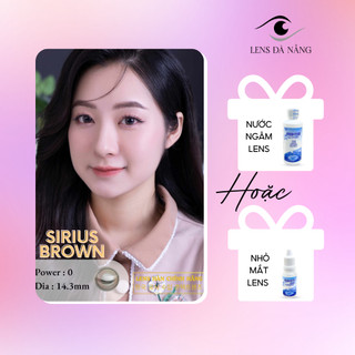 Lens nâu hàn quốc size 14,3mm