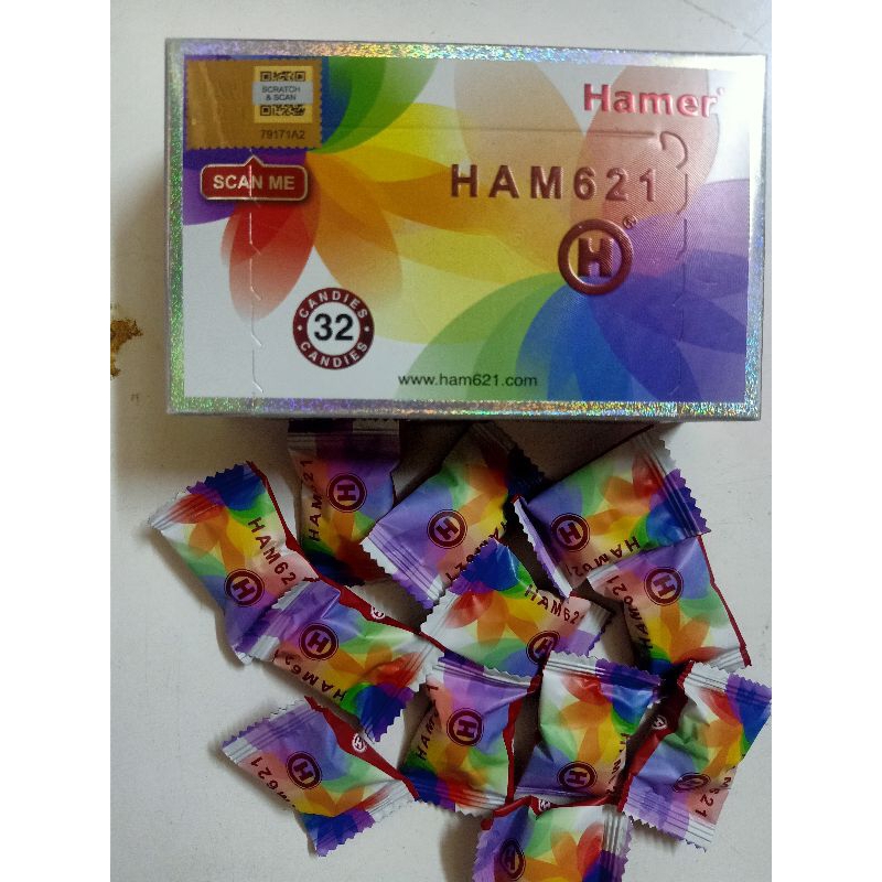 Full 32v] Kẹo Sâm H Candies Malay ,Hương Cà Phê - an cung hoàn full hộp