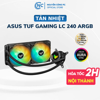 Tản nhiệt nước aio asus tuf gaming lc 240 argb - hàng chính hãng bảo hành 72 tháng