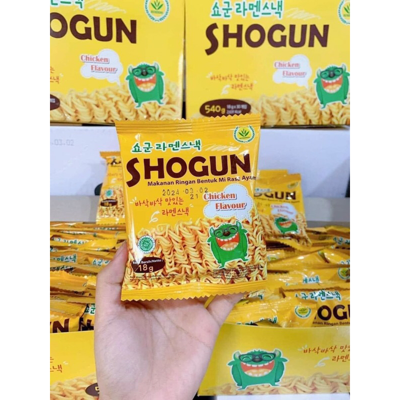 Mì tôm ăn liền trẻ em Shogun vị phô mai Hàn Quốc hộp 30 gói