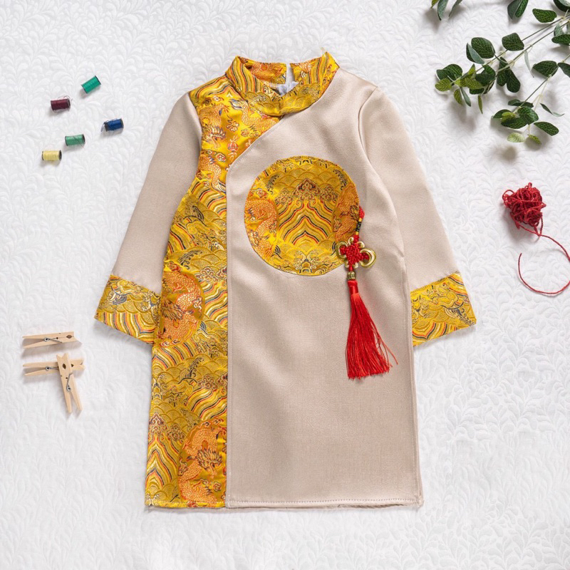 Cách Tân phối gấm bé trai