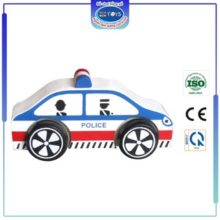 Đồ chơi gỗ Xe mô hình mini | Winwintoys 69282 | Phát triển vận động và phân biệt màu sắc
