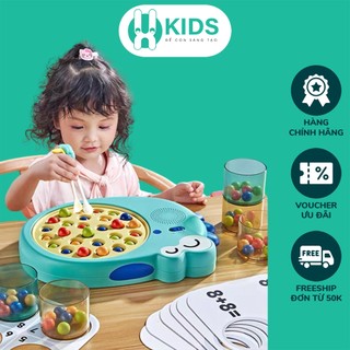 Đồ chơi giáo dục học tập dùng đũa gắp bi hạt đậu X KIDS theo bảng tính toán học cực thú vị có đèn nhạc cho trẻ em