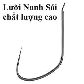 Lưỡi câu cá nanh sói đen câu đài nhật bản