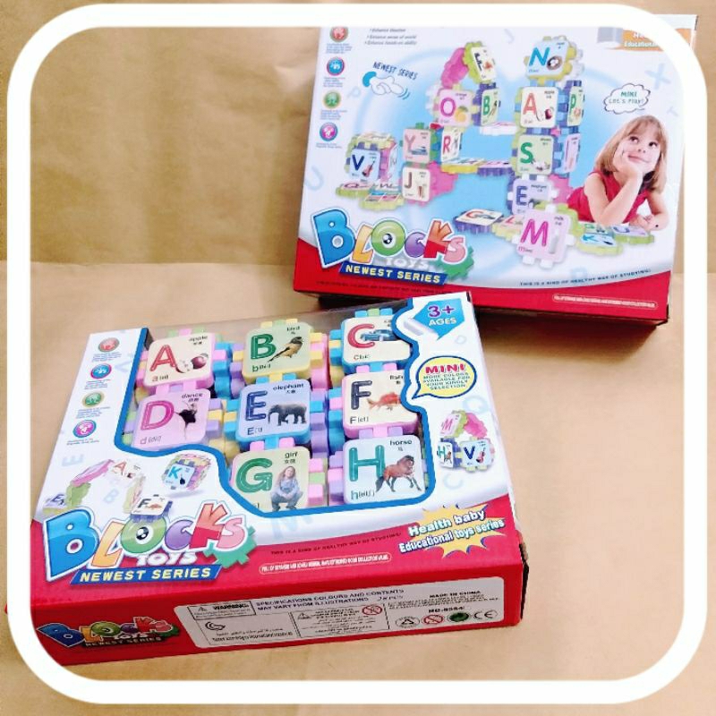 Xếp hình ABC cho bé 3 tuổi học mà chơi