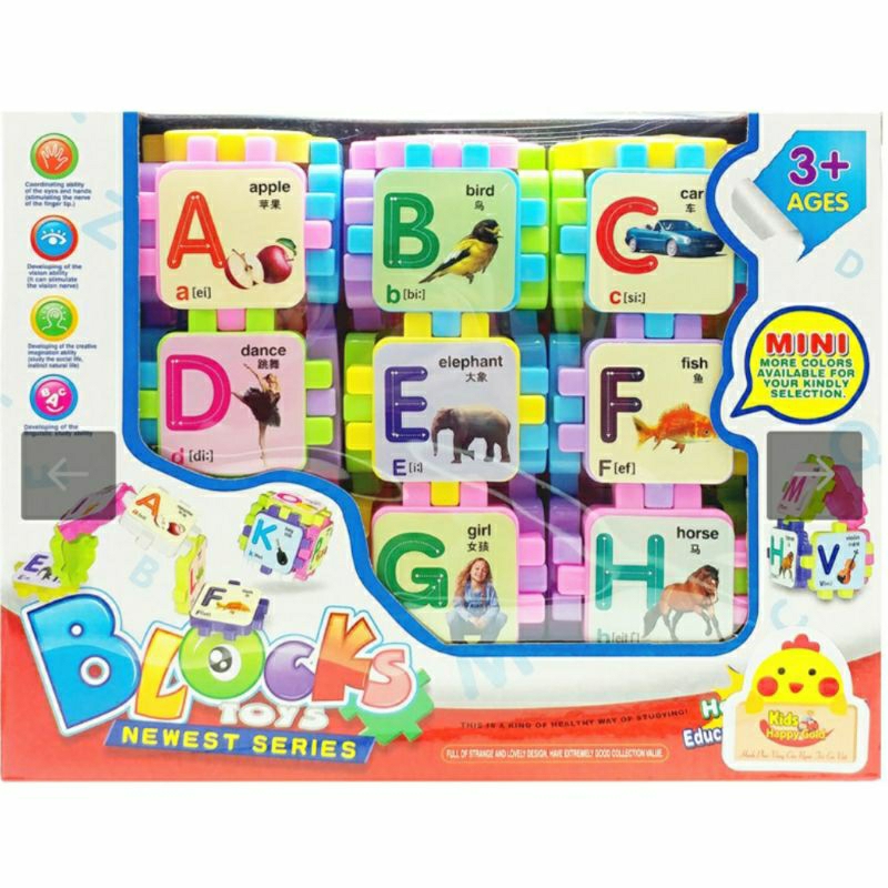 Xếp hình ABC cho bé 3 tuổi học mà chơi