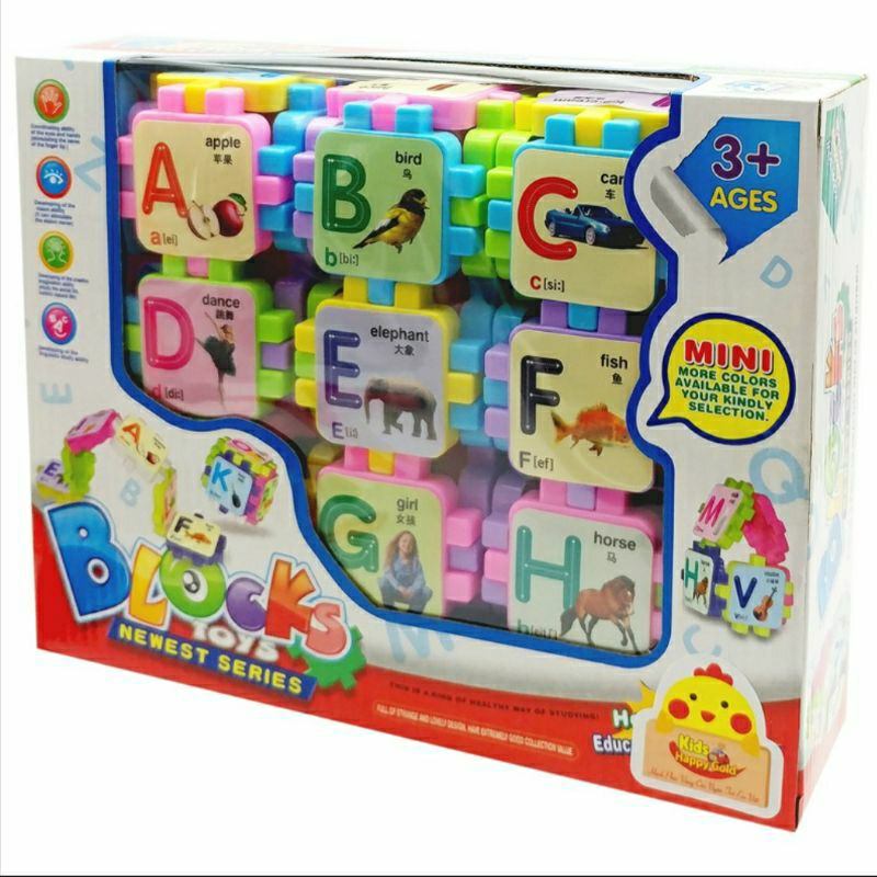 Xếp hình ABC cho bé 3 tuổi học mà chơi