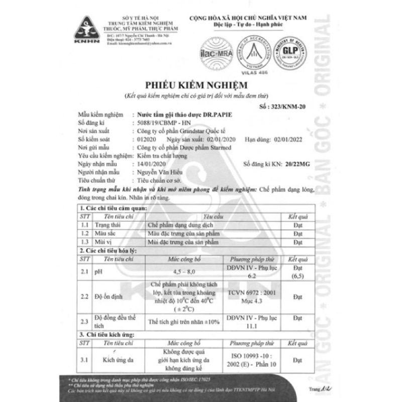 ❌Nước tắm thảo dược DR.PAPIE giúp da dịu nhẹ👌👌