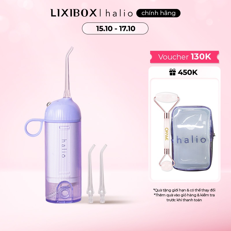 Máy tăm nước Halio UltraClean Oral Irrigator 3 chế độ Periwinkle