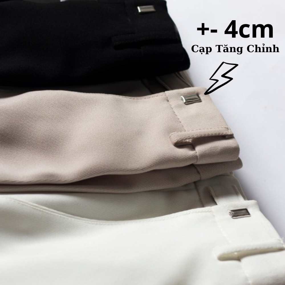 Quần âu nam tăng chỉnh cạp dáng Baggy JONATO, Quần tây nam phóng cách trẻ trung