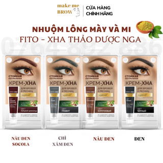 Nhuộm lông mày và mi FITO - XHA thảo dược Nga 5ml (dạng tuýp mica) - makemeBrow