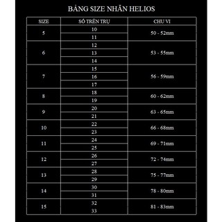 Nhẫn Bạc S925 JOSE Helios Silver Original