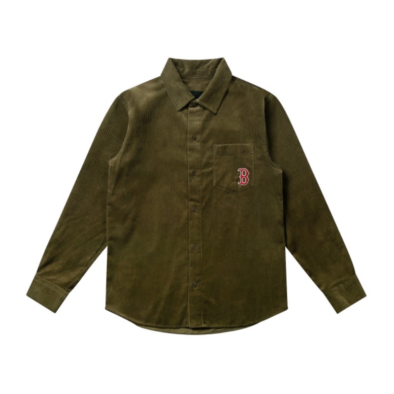 Sơ mi nhung tăm MLB chính hãng