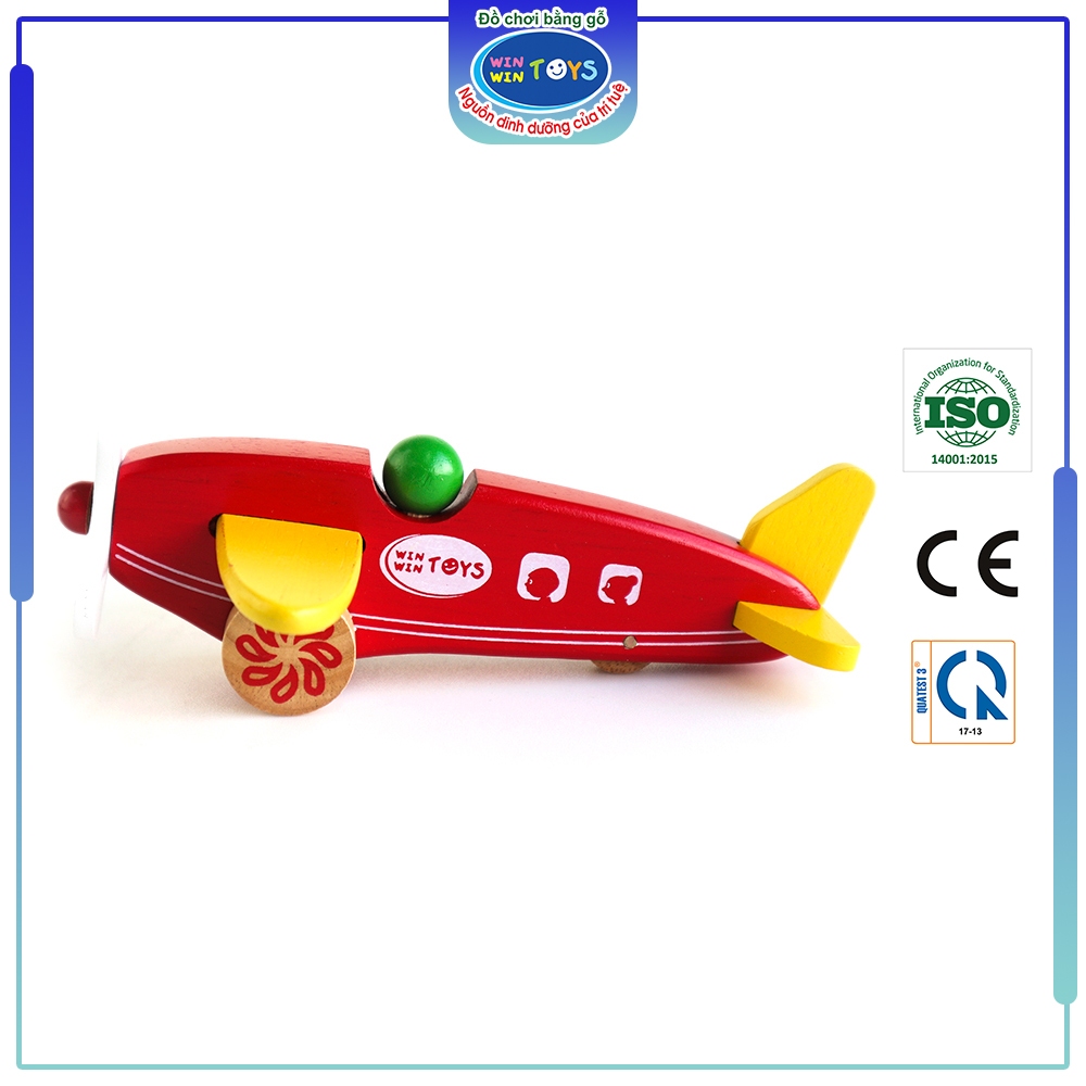 Đồ chơi gỗ Máy bay | Winwintoys 69272 | Phát triển trí tưởng tượng và vận động | Đạt tiêu chuẩn CE và TCVN