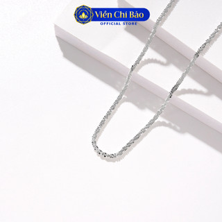 Dây chuyền bạc nữ lấp lánh óng ánh chất liệu bạc 925 - Viễn Chí Bảo D400054H