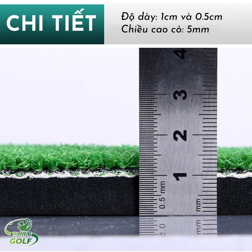 Thảm Tập Golf Swing PGM, Thảm Tập Golf Thảm Cỏ Nhân Tạo Cao Cấp Đế Dày