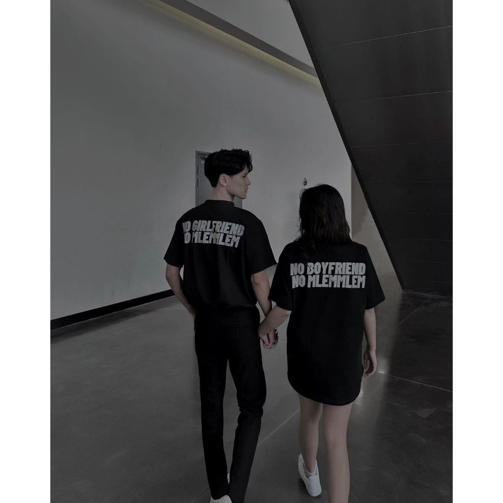 Áo Thun Local Brand “No Girlfriend No Mlemmlem”, Áo Phông Unisex 100% Cotton 2 chiều Basic Tee