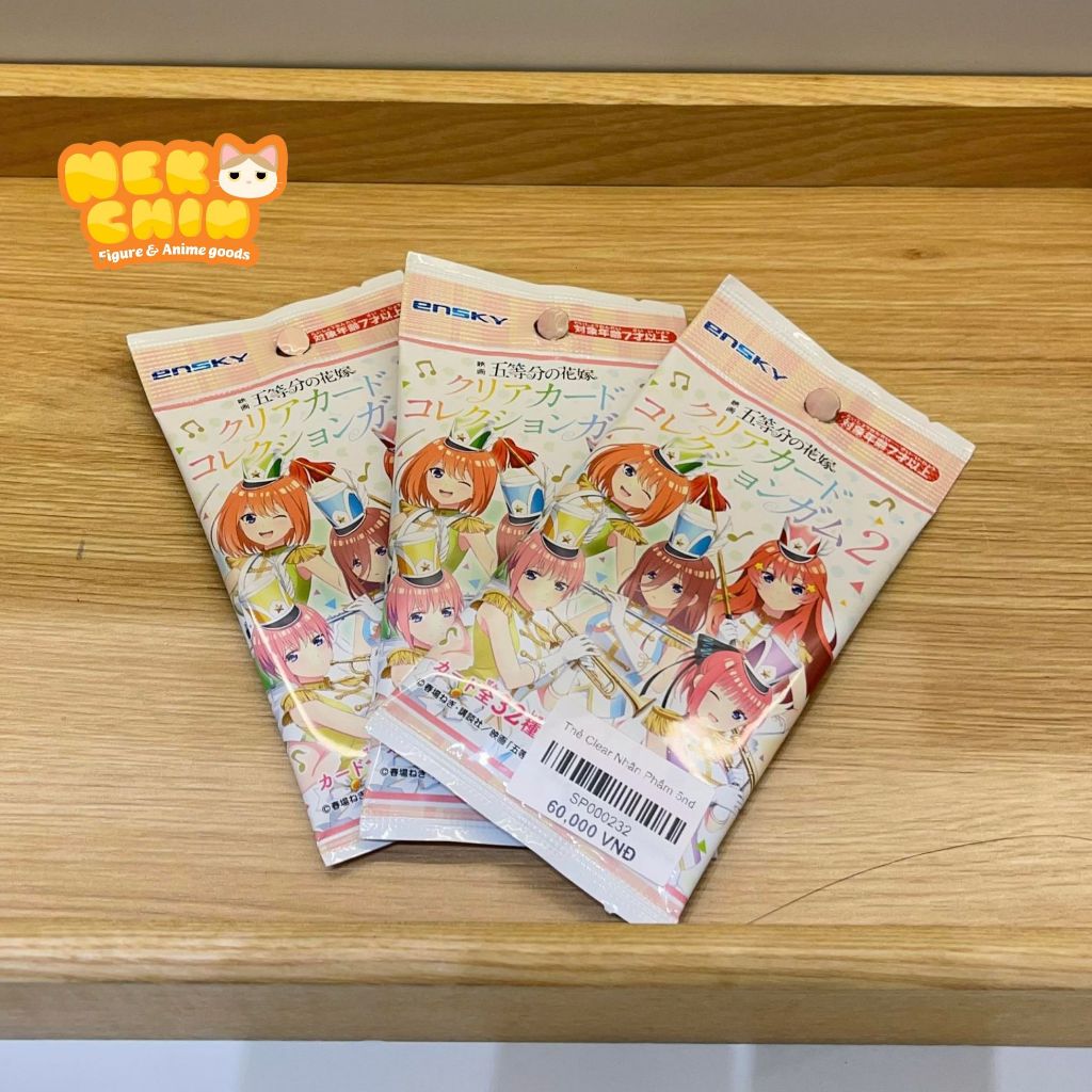 Thẻ clear nhân phẩm Nhà có 5 nàng dâu