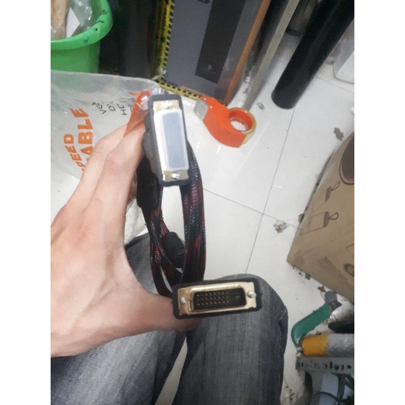 Dây DVI TO DVI 24+1 1.5M-Cáp DVI truyền tín hiệu hình ảnh sắc nét full HD