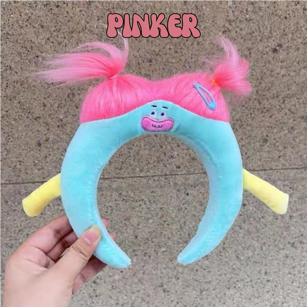 Băng đô cài tóc PINKER Bờm cài tóc bông búp bê Dopamine xấu xí rửa mặt siêu dễ thương B001