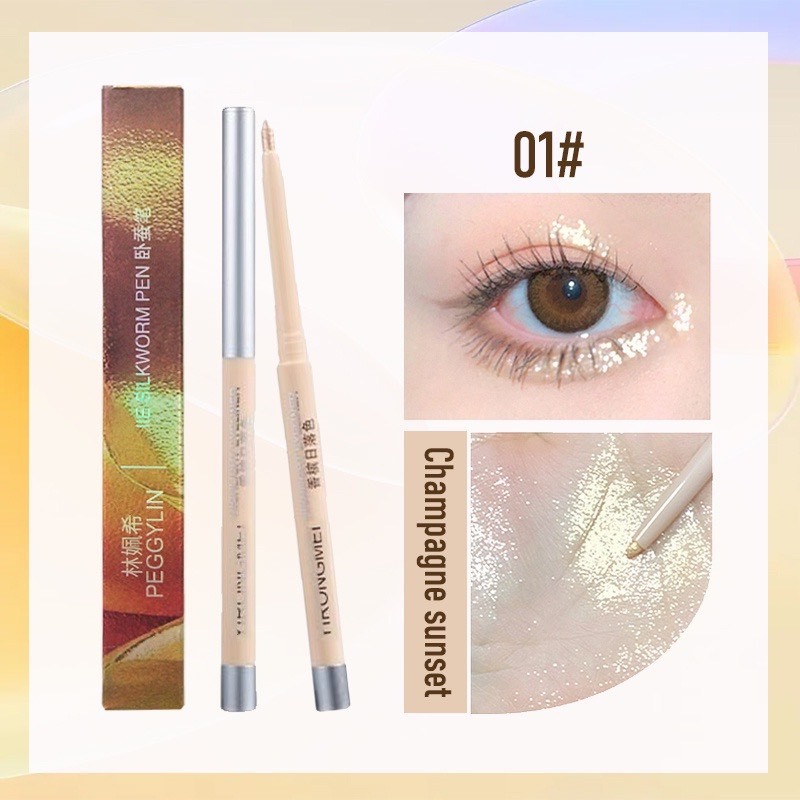 Bút nhũ mắt Peggylin, phấn mắt nhũ nội địa trung phấn bắt sáng D33 - Sammi beauty