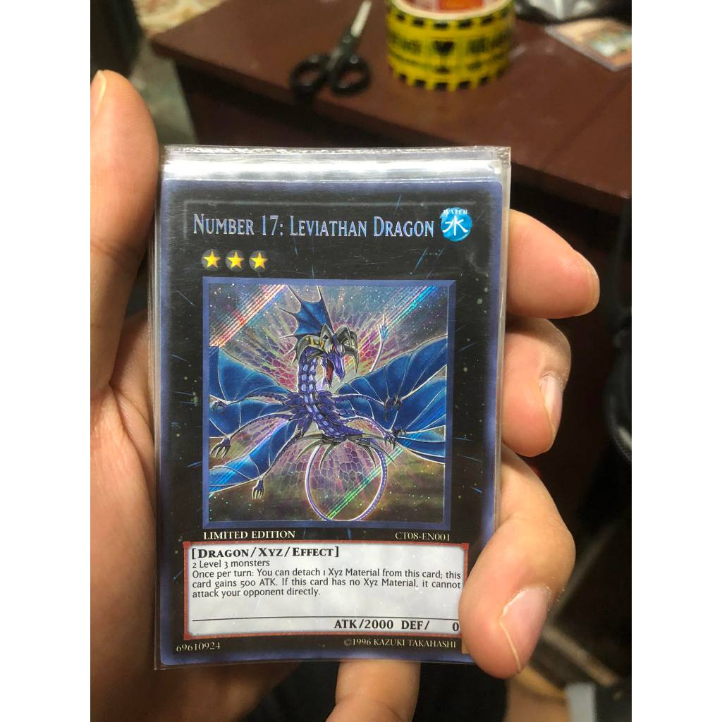 Thẻ bài Yugioh TCG chính hãng "Number 17: Leviathan Dragon"